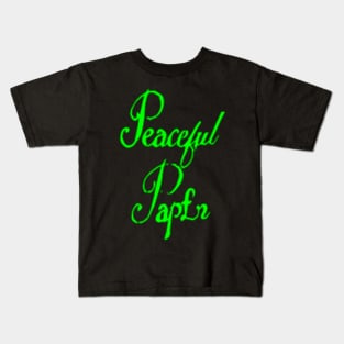 peaceful paper Kids T-Shirt